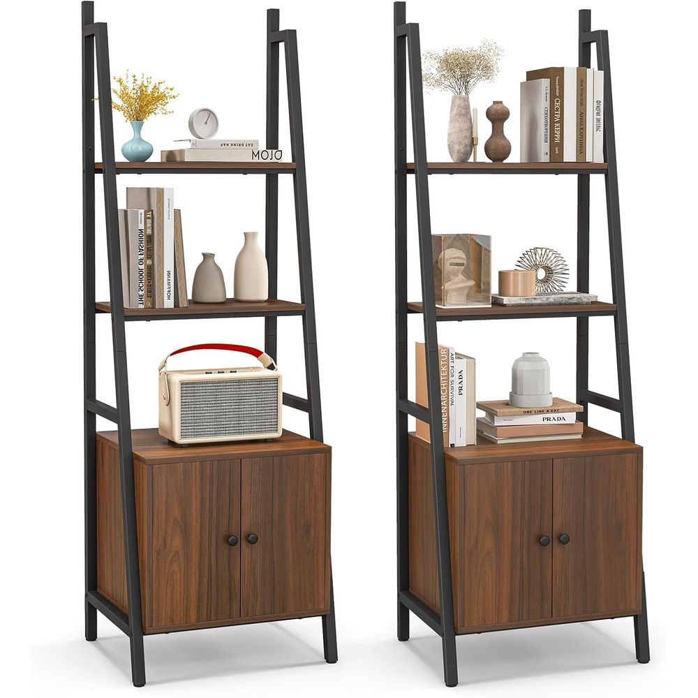 Storage & Organization - 쿨라 4단 사다리형 선반 캐비닛, 63인치