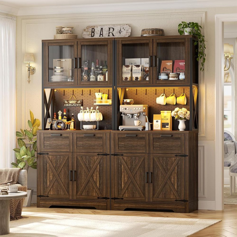 71인치 LED 조명 및 콘센트가 있는 주방 팬트리 캐 - Storage & Organization 리뷰 및 가격