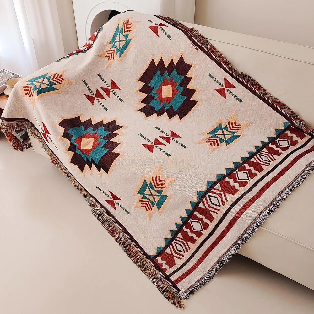 아즈텍 블랭킷 오버사이즈 보헤미안 담요 프린지 장식 남 - Boho Throw Blanket Fringe 리뷰 및 가격