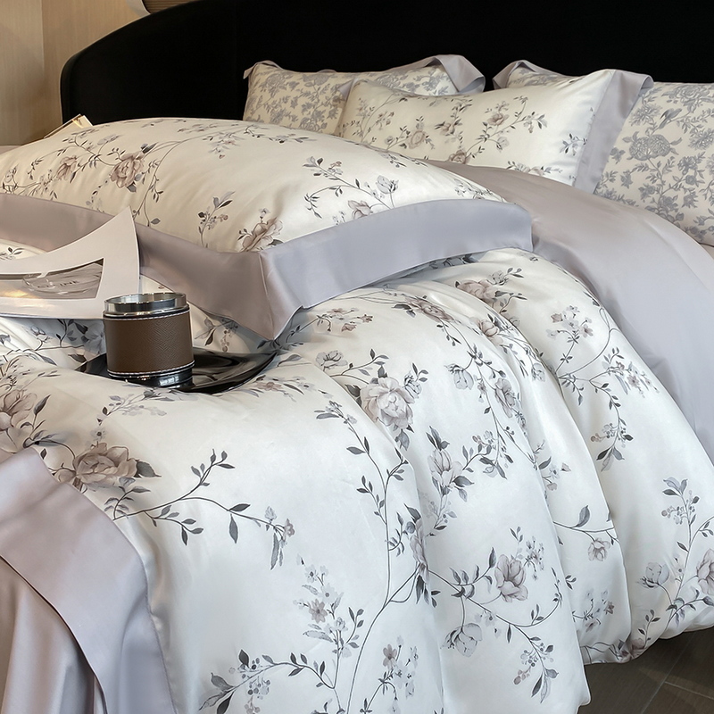 럭셔리 디지털 프린팅 꽃 및 식물 침구 세트, 리오셀  - Aesthetic Floral Duvet Cover 리뷰 및 가격